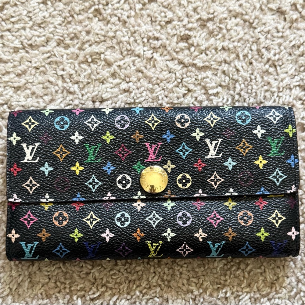 Louis Vuitton Takashi Murakami Multicolor Wallet